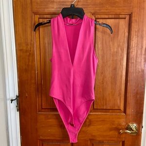 Pink Zara bodysuit